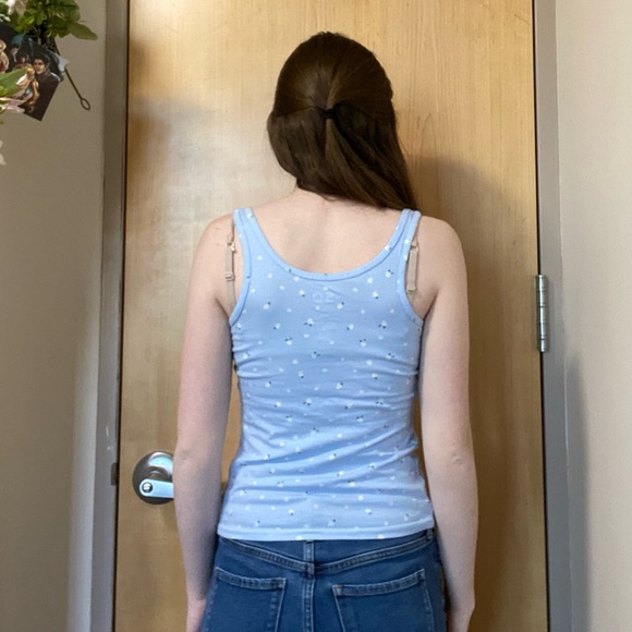 Flowery Blue Tank Top - Picture 11 of 11